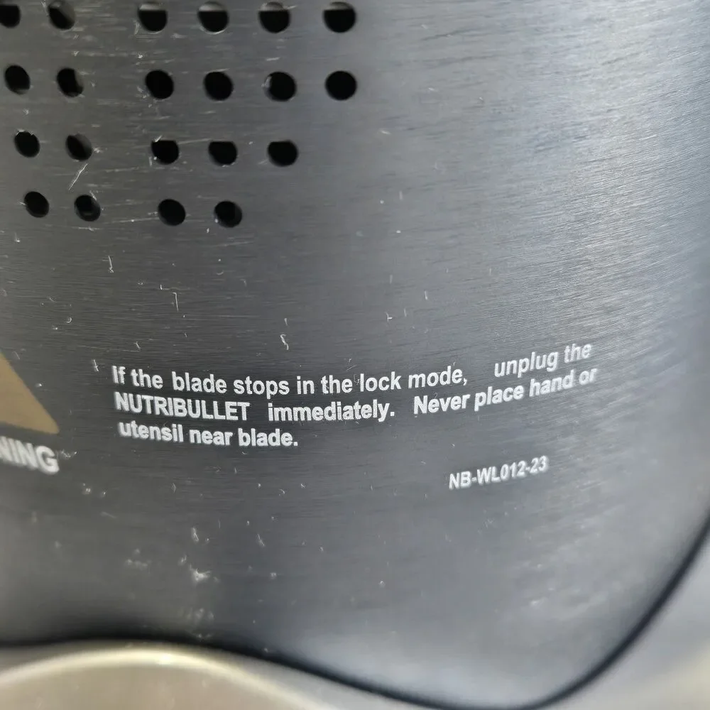 NutriBullet NB-WL012-23 Magic Bullet Blender Base Motor and 1 blade and cup